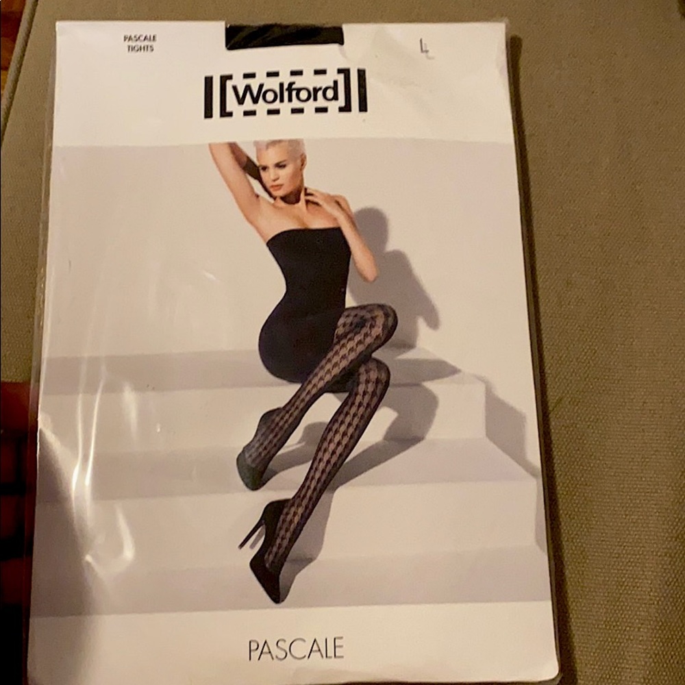 NWT- Wolford Pascale net tights!🖤🖤